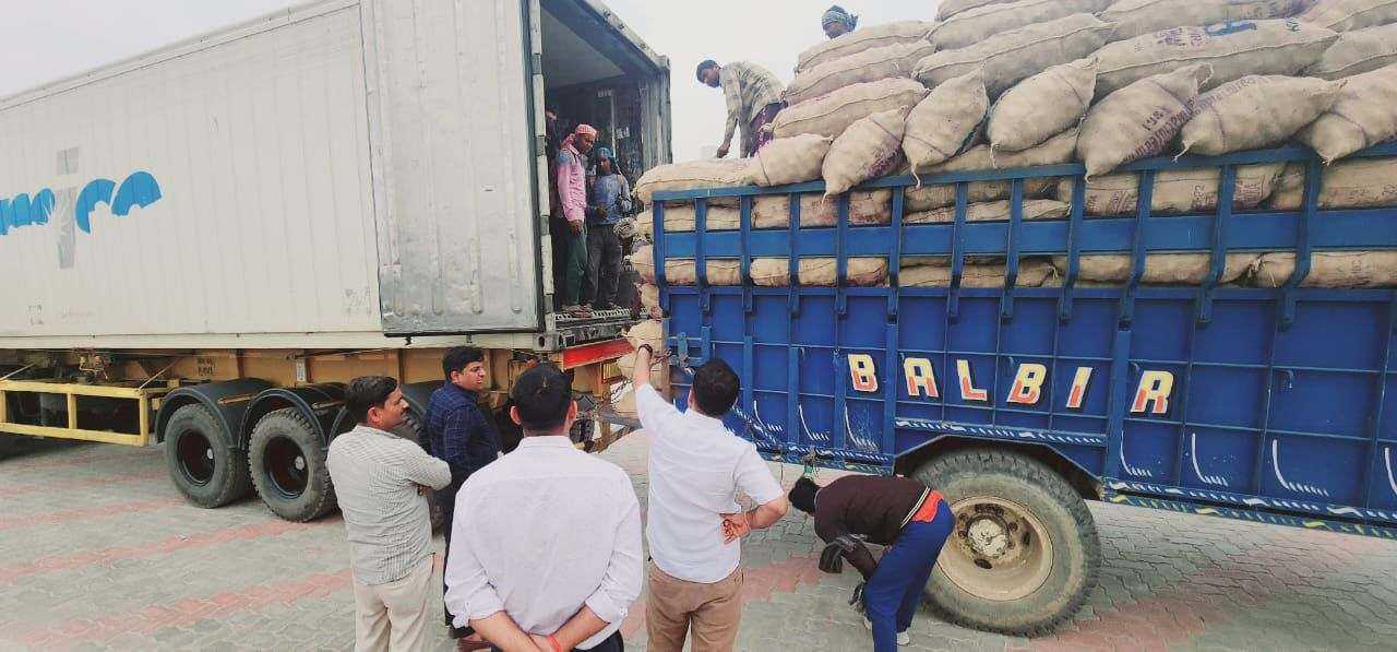 Potato-Transport
